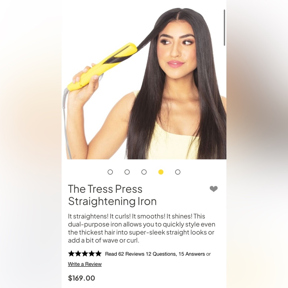 Drybar Tess Press Straightening Iron